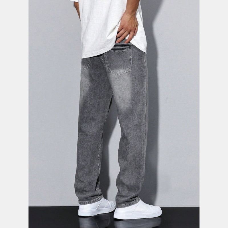 Pim - Casual Heren Jeans Effen Kleur