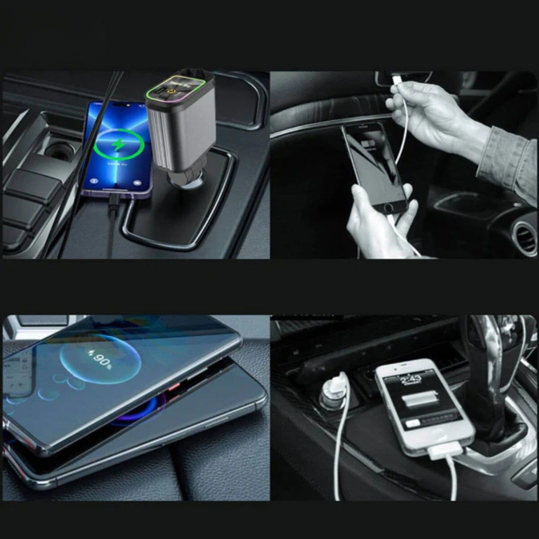 AutoCharge - 4-in-1 Snellader met RGB Sterrenhemel