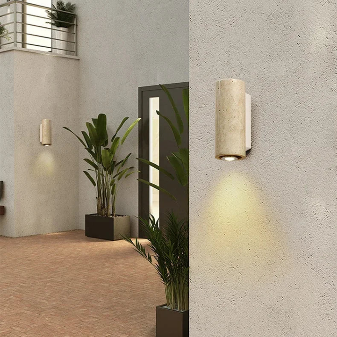 MYHOME® - Travertin Wabi Sabi Design Wandlamp