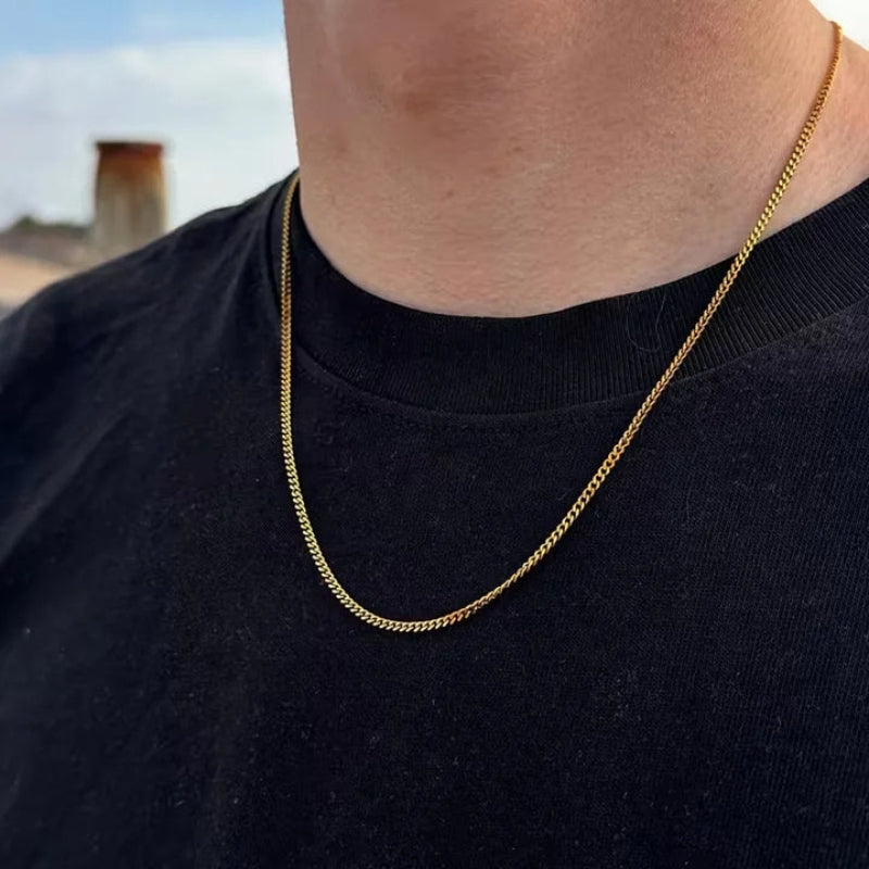 Gouden Ketting - Minimalistische Schakelketting - Auroven