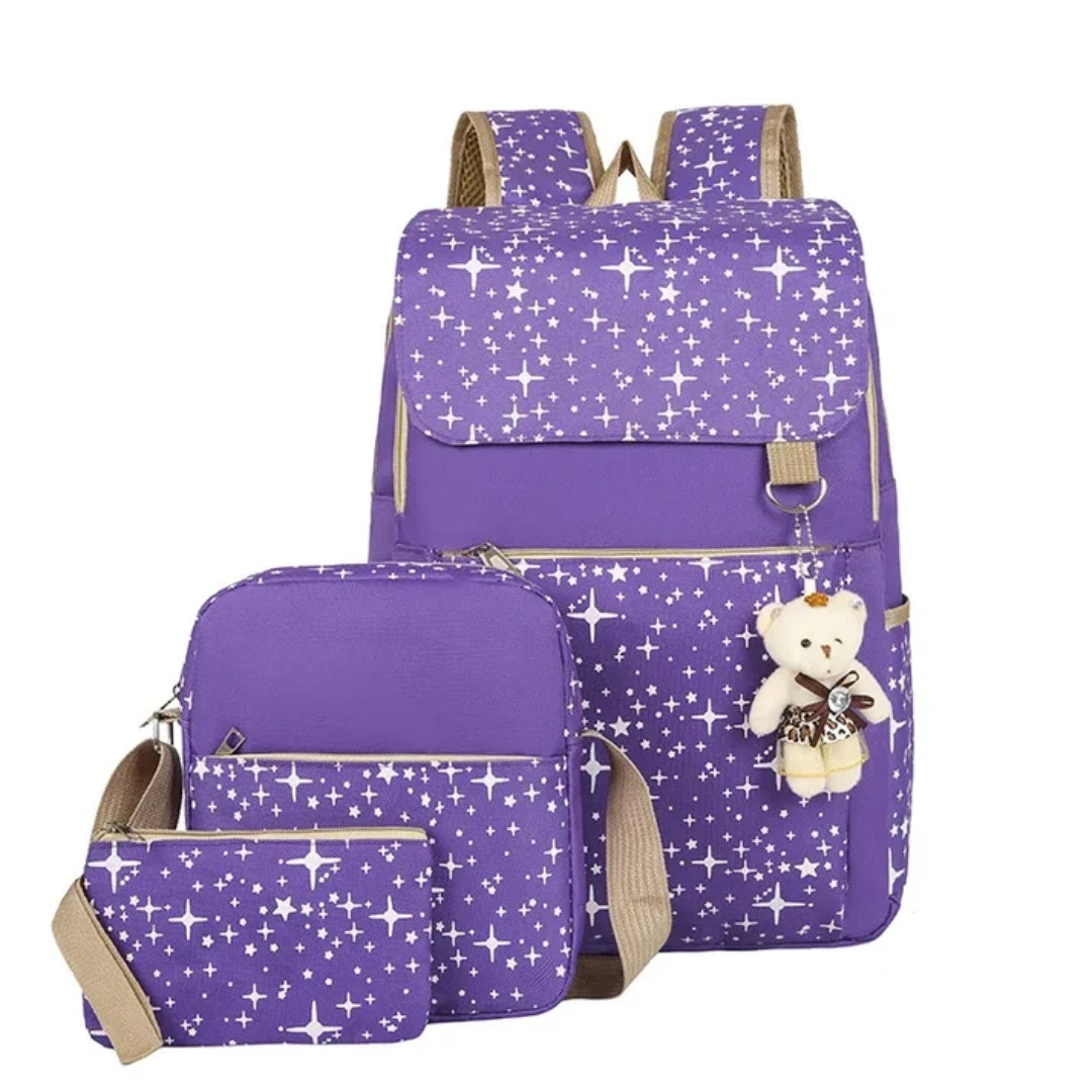 Complete 3-Delige Schooltas Set Voor School