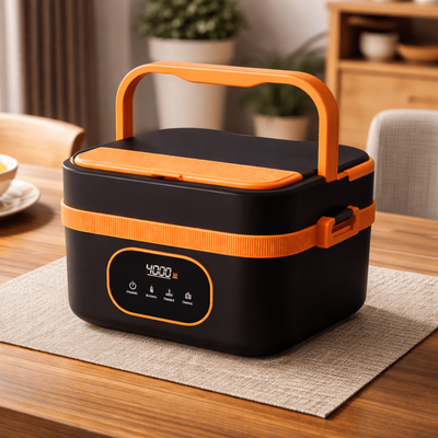 Elektrische lunchbox - draadloos en zelf-verwarmend