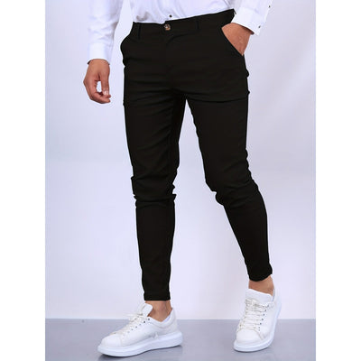 Heren Skinny Chino - Moderne Slim Fit Broek