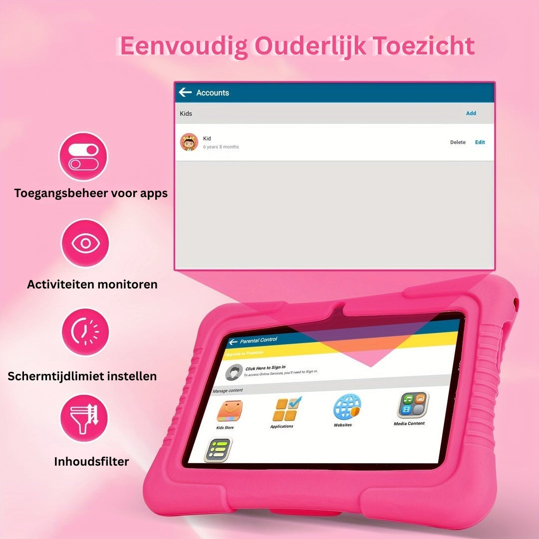 Kindertablet - Veilige Android Tablet met Oogbescherming - NovaKid