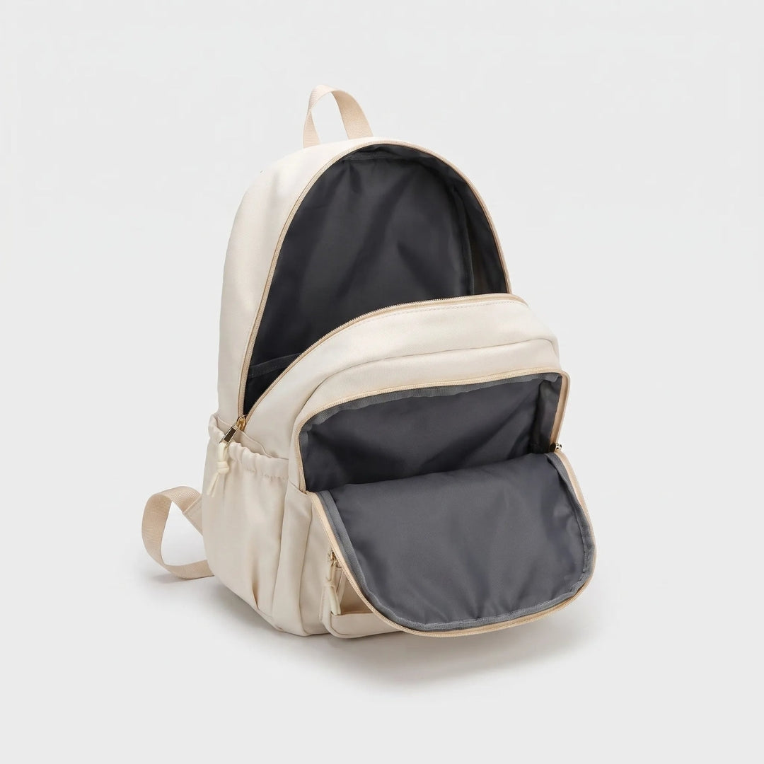 Schooltas Voor Meiden - Sterren Design met Transparant Voorvak