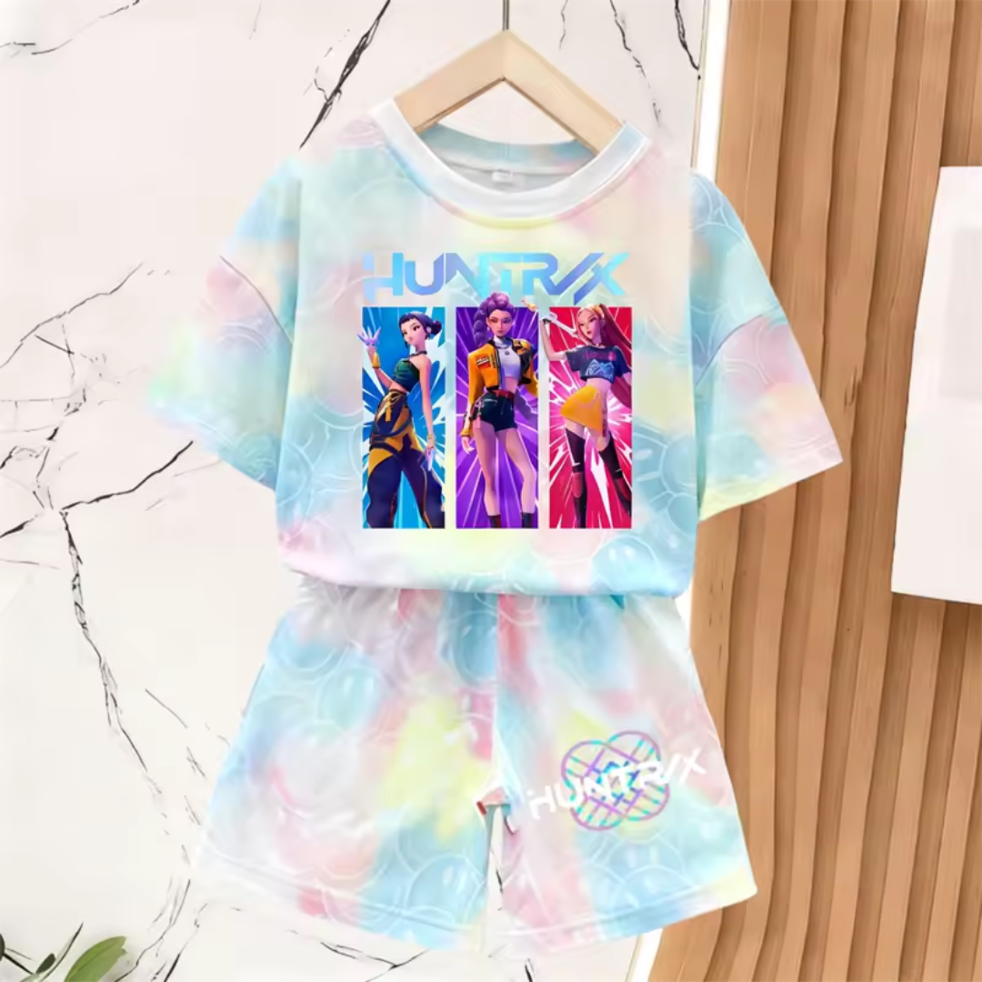 Kpop Kleidung Set - Fröhliches Sommer-Set für Mädchen - SmilePop