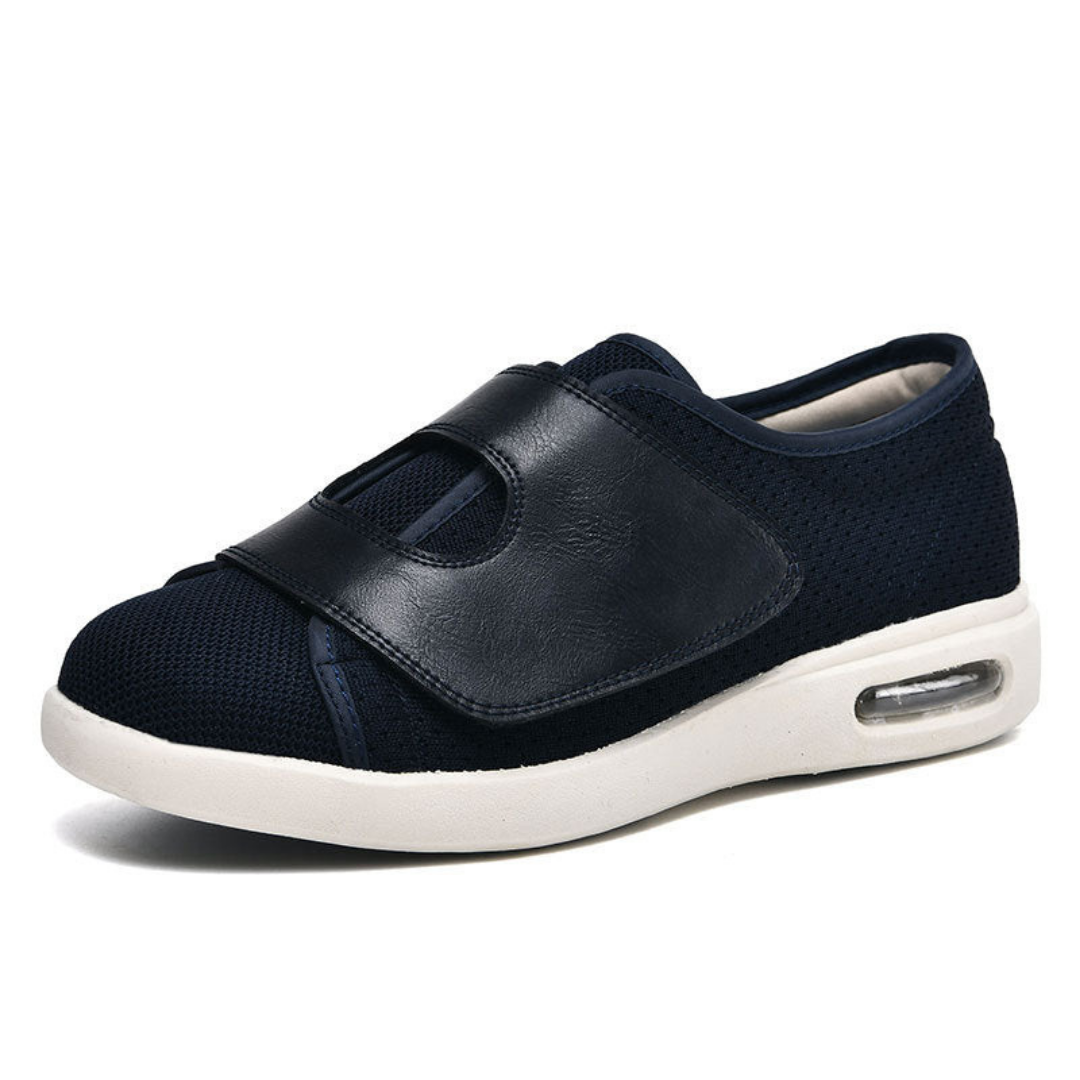 Diabetes-Schuhe - Extra breite Komfort-Sneaker mit Klettverschluss