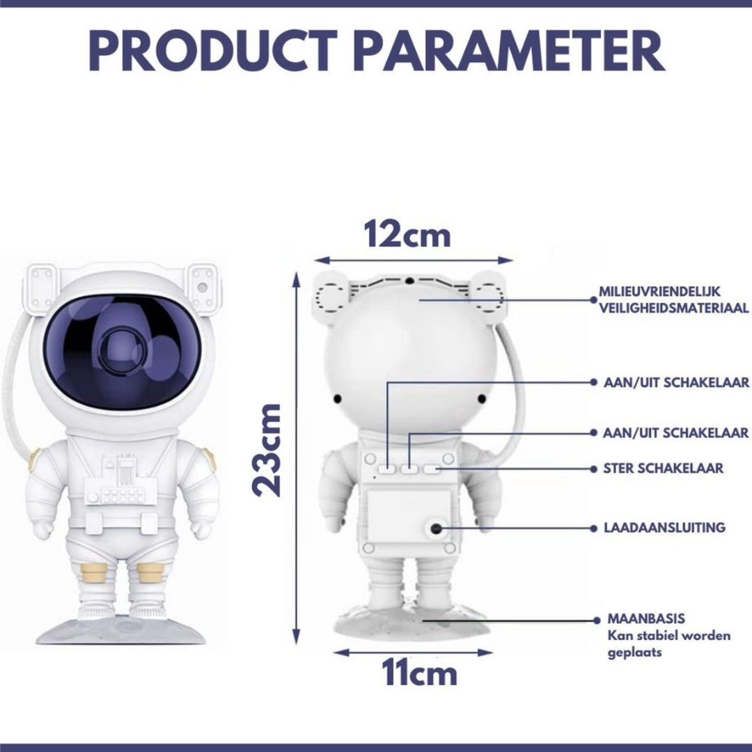 Galaxy Projector - Magische Sterrenhemel Projector - AstroNaut