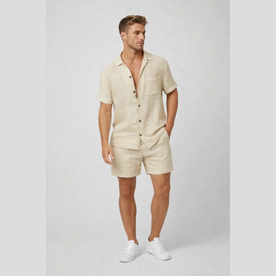 Ravellox - Zomer Set voor Mannen - Tweedelig met Knoopsluiting
