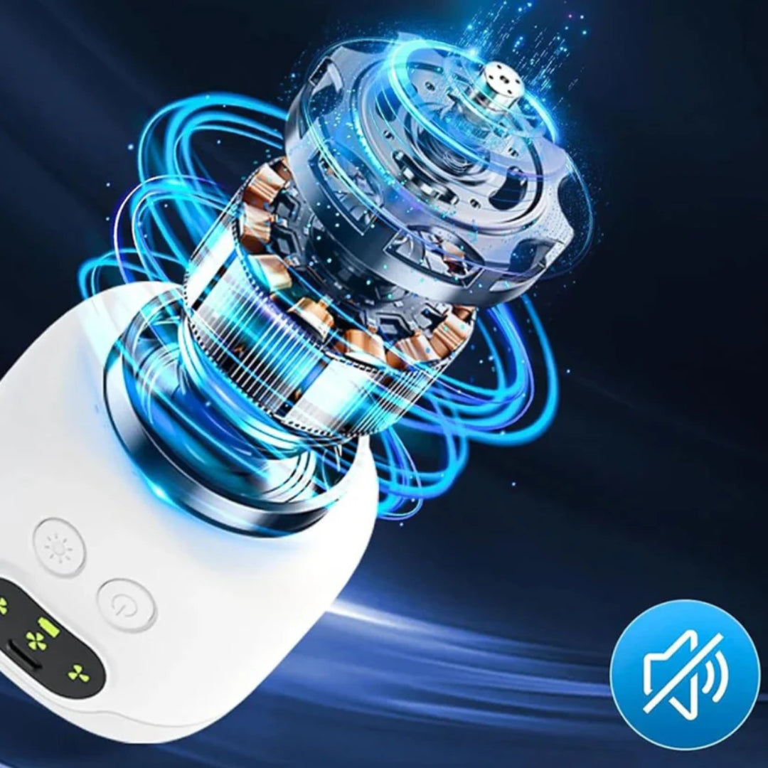 Oplaadbare Draagbare Ventilator met LED en Afstandsbediening - BreezeLite