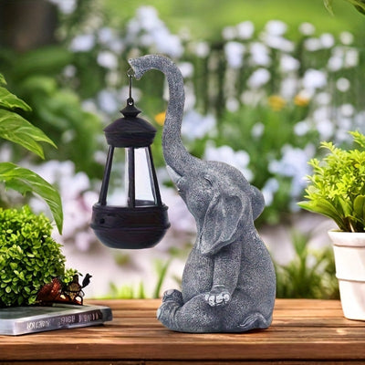Solar Olifant - Decoratieve Lantaarn Op Zonne-Energie