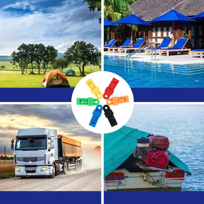 Verstelbare heavy-duty clips (INCL. GRATIS OPBERGDOOS)