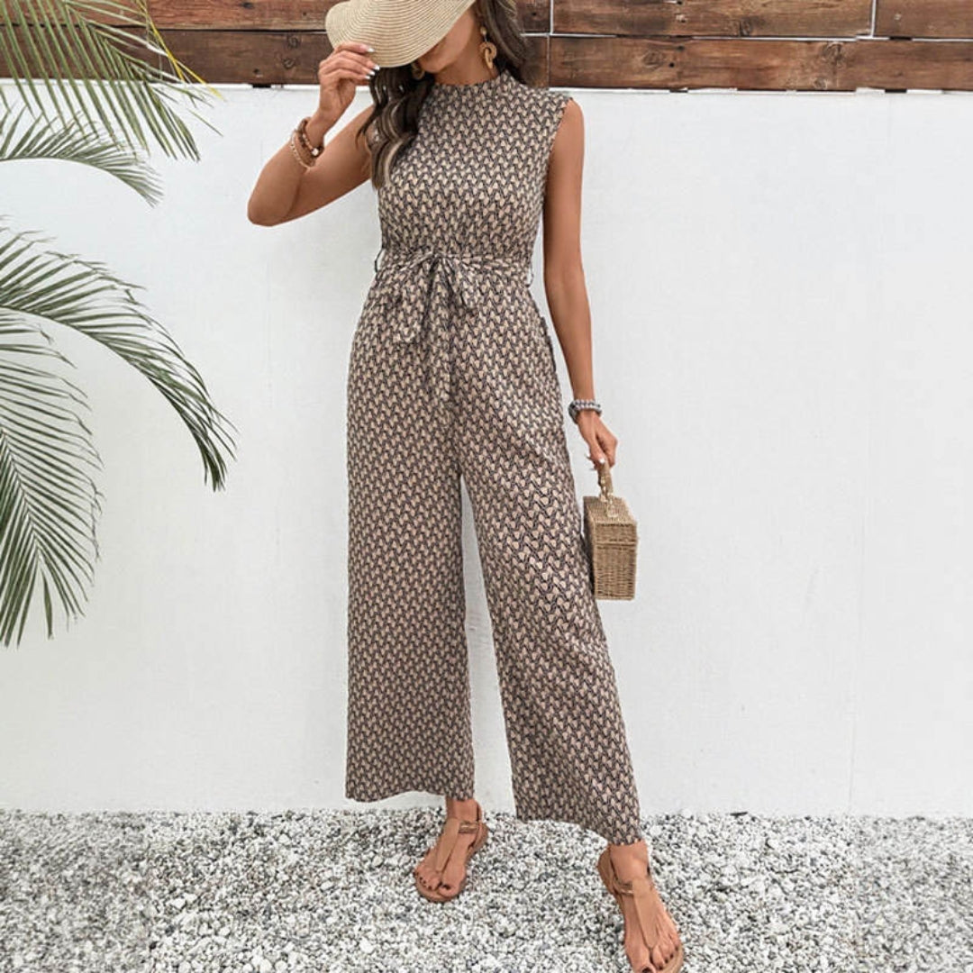 Keena - Eleganter Baumwoll-Jumpsuit