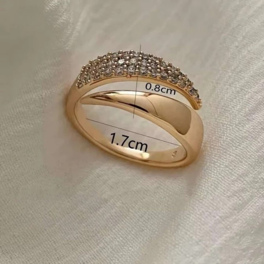 Bague pour femme - Ajustable et élégante avec un éclat subtil