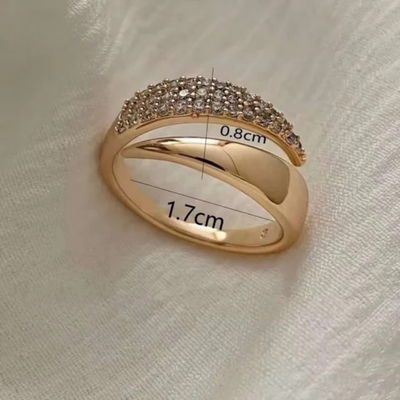 Bague pour femme - Ajustable et élégante avec un éclat subtil