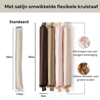 Haarband - Hittevrije Krullen Voor Elke Dag (4 Stuks)