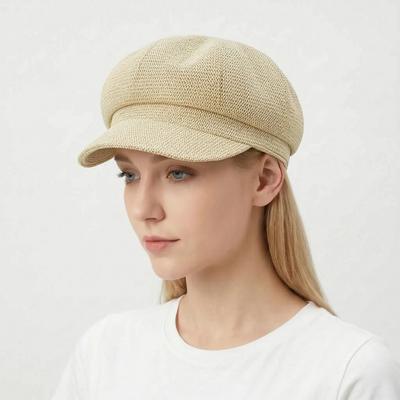 Geweven Zomerse Baret - Milly
