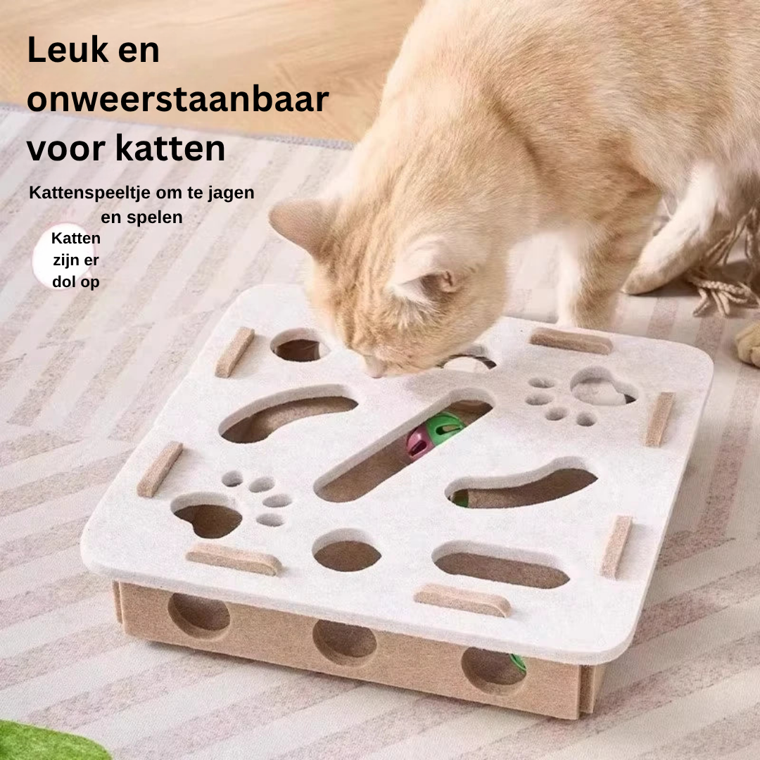 Katten Puzzel - Interactieve Speelbox van Vilt
