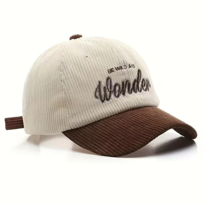 Baseball Cap met Geborduurde Letters - StreetPeak