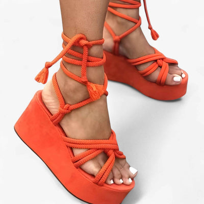 Platform Schoenen - Comfortabele Elegante Sandalen