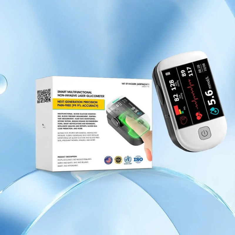 Pulsoxymeter - Compacte Zuurstofmeter met OLED Scherm - VitaScan