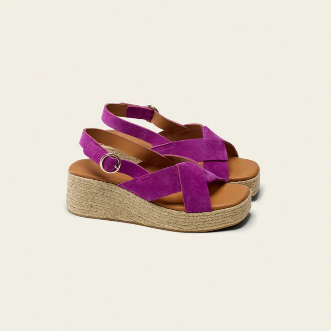 Platform Espadriller med Leopardprint