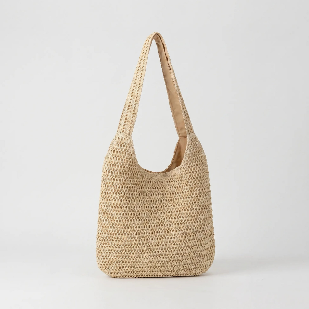 Geweven Shopper Schoudertas - Aveline