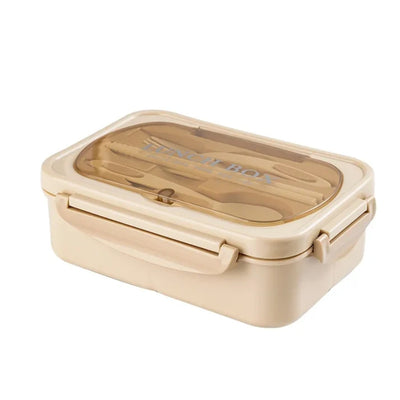 Rechthoekige Bento Lunch Box Met 3 Vakken
