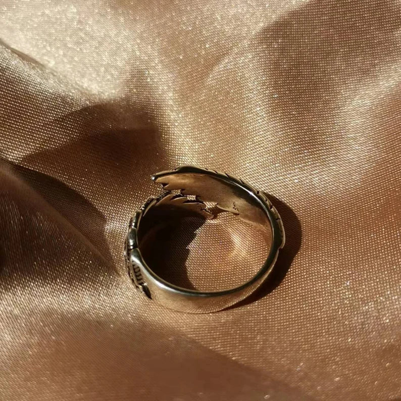 Symbolisch Veren Design met Verstelbare Pasvorm - SilverAura