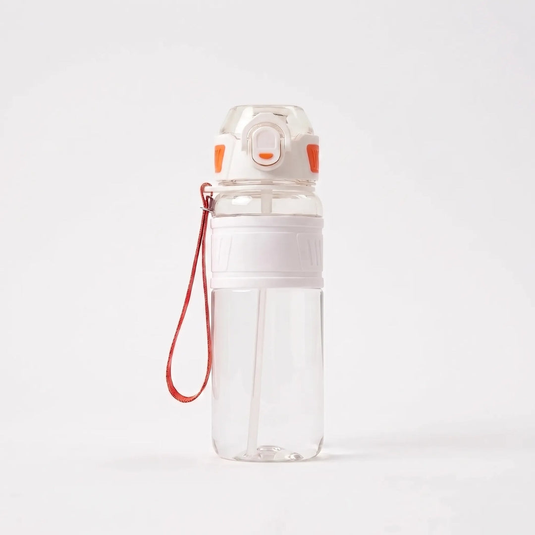 Grote Waterfles met Rietje en Maataanduiding