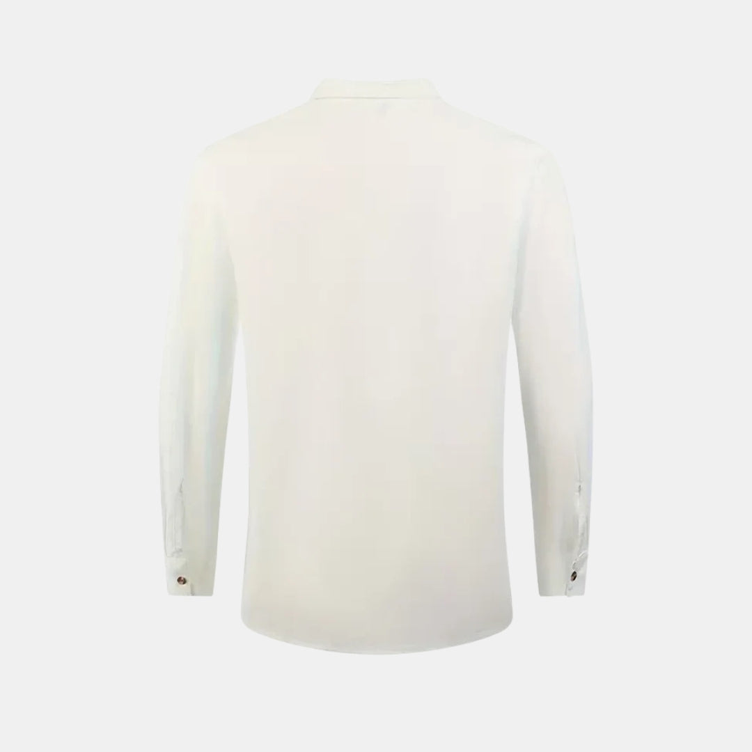 Tweedelige Heren Set met Mandarin Kraag - CoastalEase