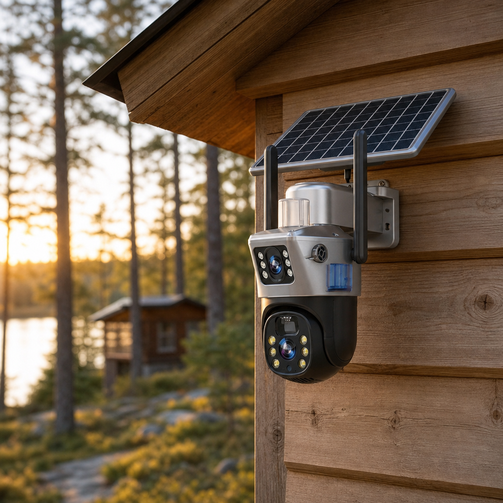 4K Solar Bewakingscamera - Volledig Draadloos Met Nachtzicht