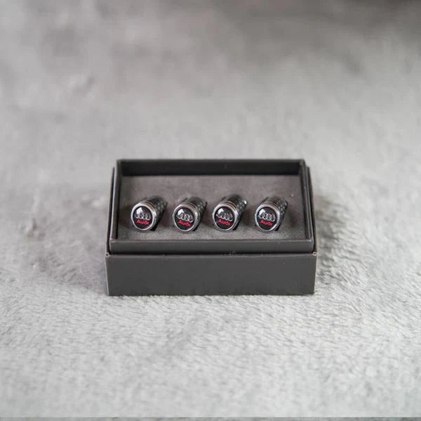 Capuchons de valve de pneu en fibre de carbone – Kit de protection de roue étanche