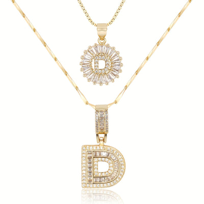 GemLetter Ketting - Initiaal Hanger met Luxe Glans