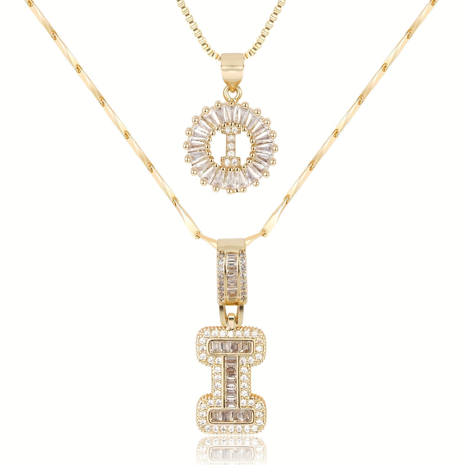 GemLetter Ketting - Initiaal Hanger met Luxe Glans