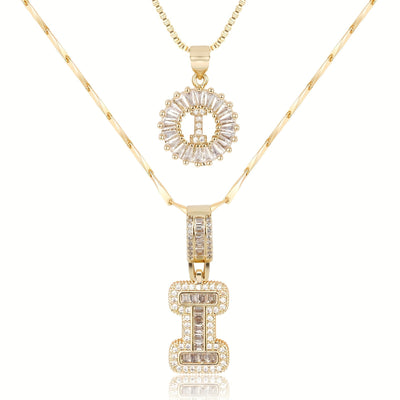 GemLetter Ketting - Initiaal Hanger met Luxe Glans