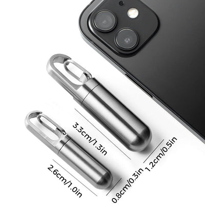 Pillendoosje van roestvrij staal