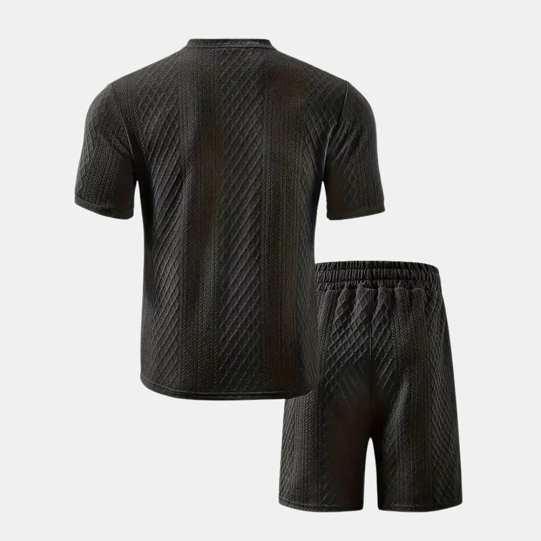 Zomer Set met Jacquard  Patroon