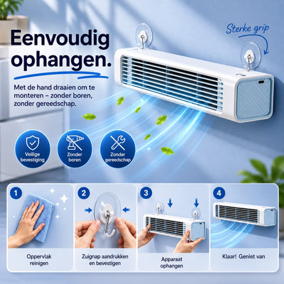 Draagbare Airconditioner - Draadloze Verkoeling Zonder Installatie