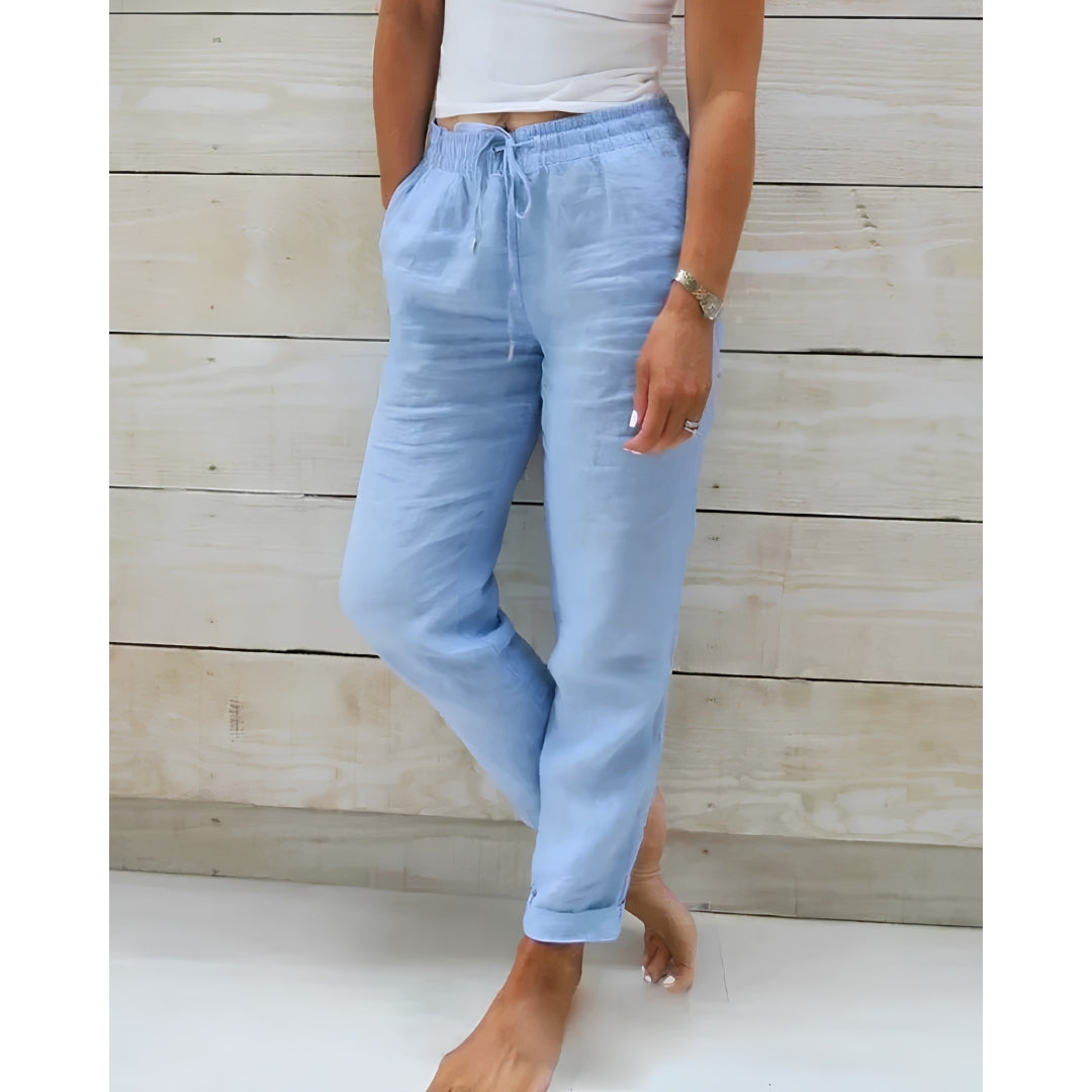 Linnen broek voor dames - Clara