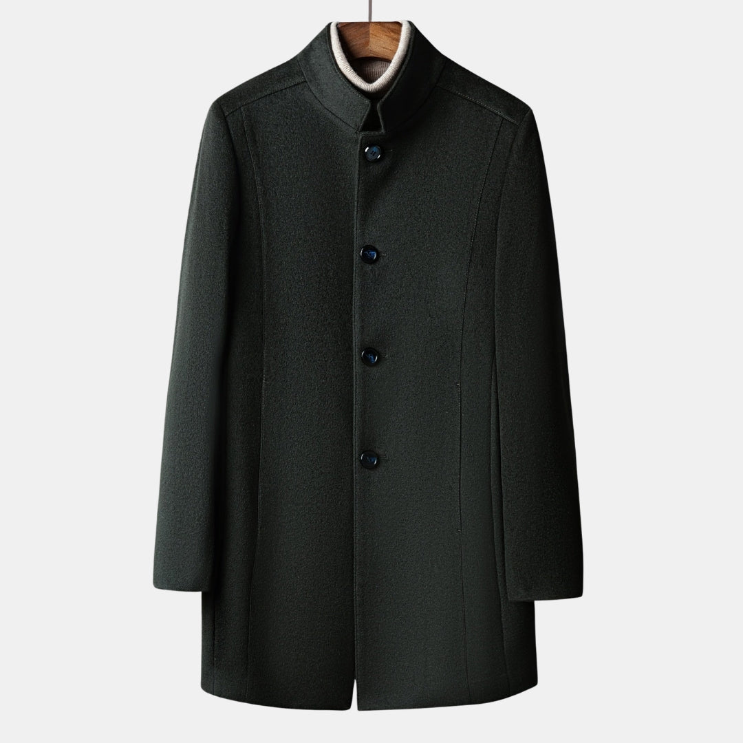 Comfortabele Wollen & Kasjmier Mix Jas - Luxe Winterjas - Velmoro