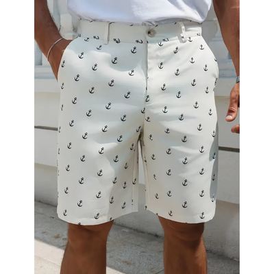 Shorts met ankerpatroon voor de zomer - Marvello