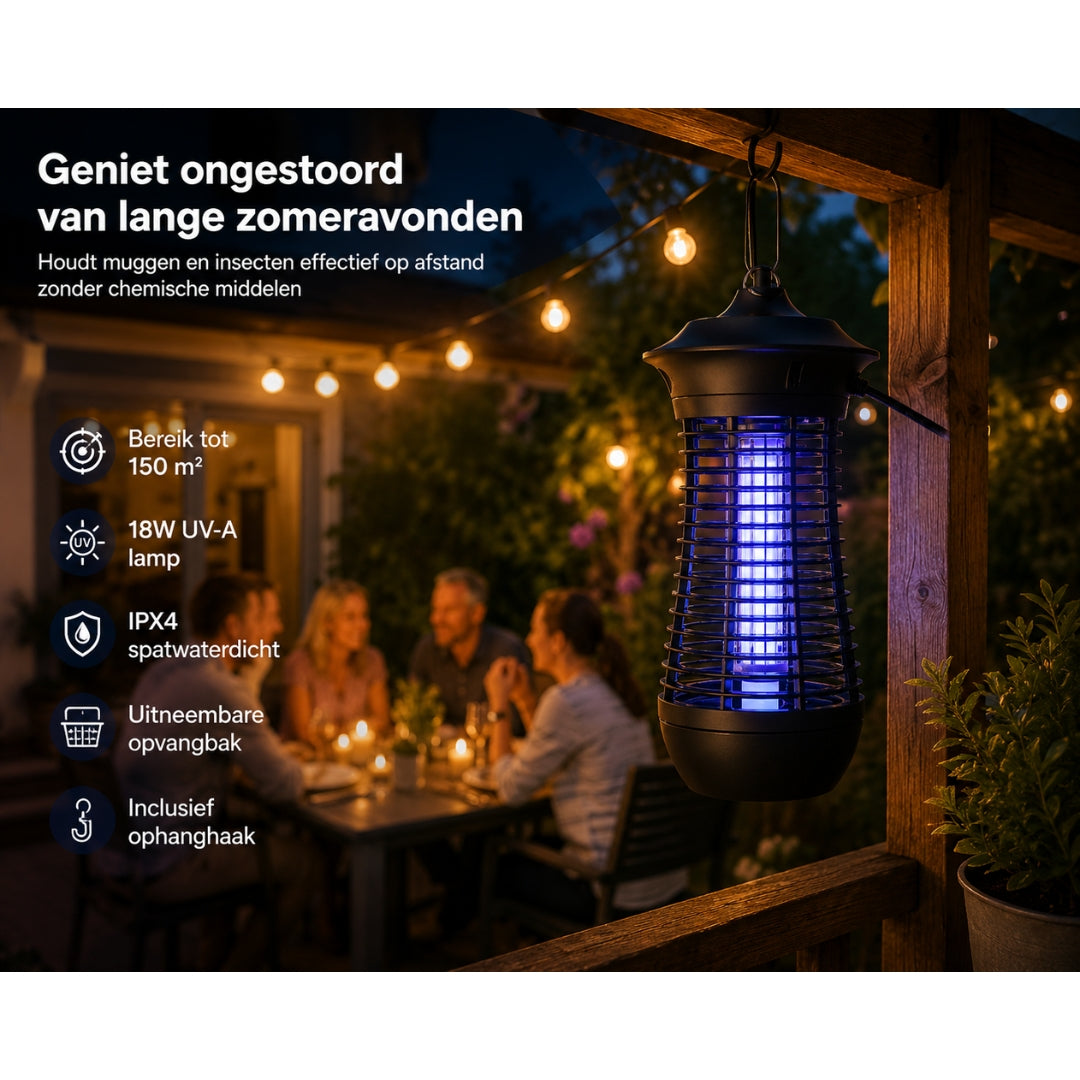 Muggenlamp - Elektrische Insectenlamp voor Buiten