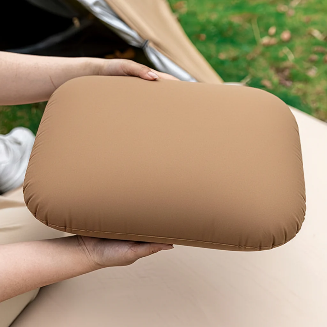Camping Kussen - Ergonomisch Memory Foam Reiskussen