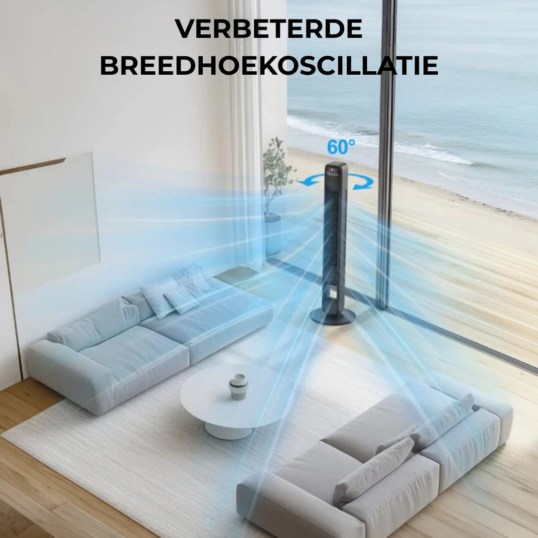 Torenventilator - Stille Bladloze Verkoeling Met Oscillatie