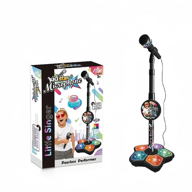 🎤 Micro Karaoké Enfant avec Support – Le Cadeau Parfait pour votre Petite Star ! 🎶