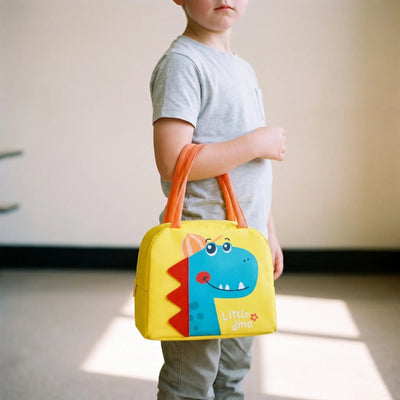 Lunchtas - Geïsoleerd Model met Speelse Dierenprint