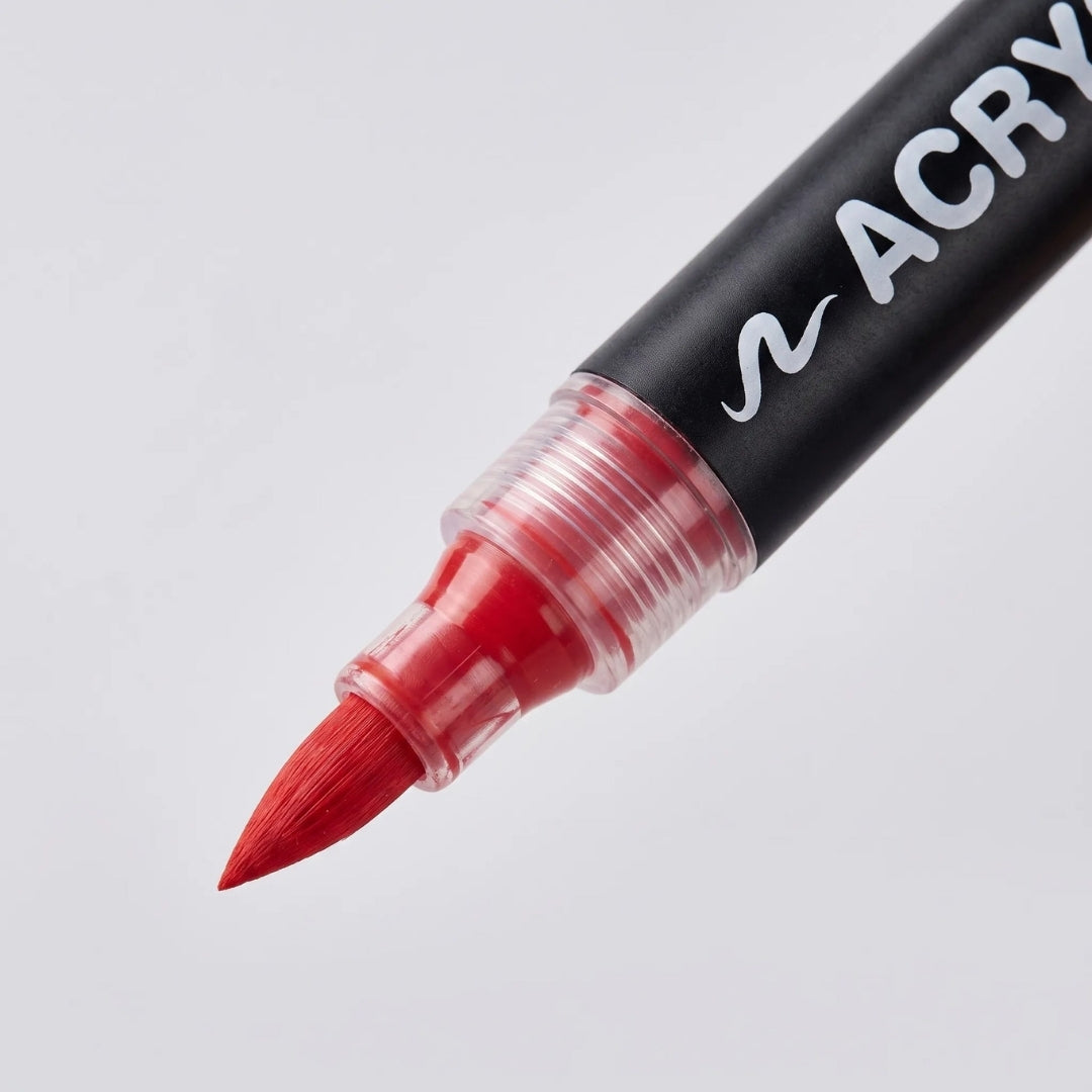 Acrylic Markers - Flexibele Brush Tip in Veel Kleuren