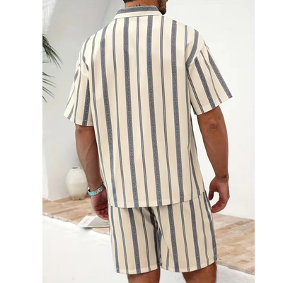 Gestreepte Zomer Set met Shorts - Seabreeze