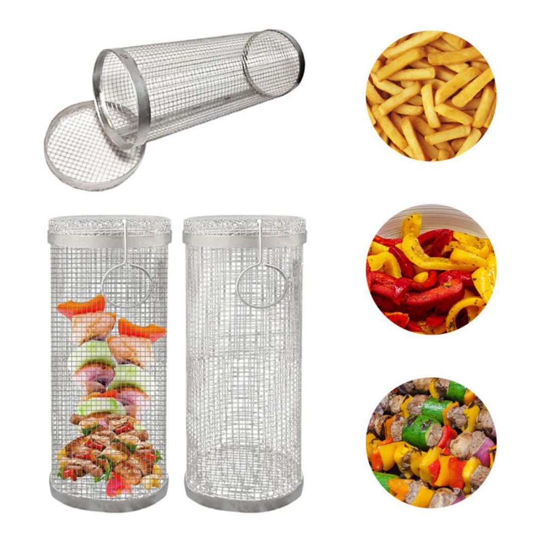 Grill basket - BBQ Grillmand Voor Makkelijk Grillen Zonder Aanbranden